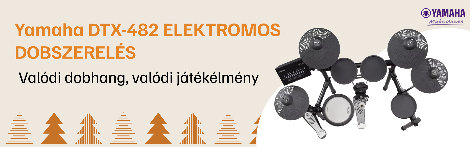YAMAHA DTX-482K ELEKTROMOS DOBSZERELÉS