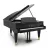 Bösendorfer 214 VC zongora fekete magasfényű