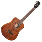 Cort ADMiniM-OP akusztikus mini gitár, mahagóni, tokkal