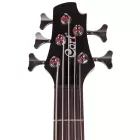 Cort ActionVPlus-BK, aktív 5 húros fekete basszusgitár