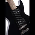 Cort CR50-BK elektromos gitár, Powersound hangszedővel, fekete