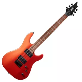 Cort KX100-IO elektromos gitár, rozsda vörös
