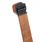 Cort Space G6MS SGTK elektromos gitár, fej nélküli, matt áttetsző fekete