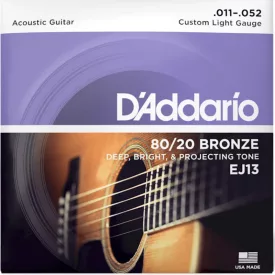   D'addario EJ13 - 80/20 bronze akusztikus gitárhúr készlet