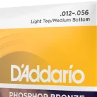 D'addario EJ19 - Phosphor bronze akusztikus gitárhúr készlet 12-56