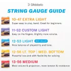 D'addario EJ19 - Phosphor bronze akusztikus gitárhúr készlet 12-56