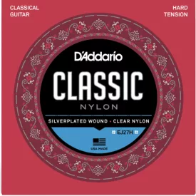 D'addario EJ27H - klasszikus gitárhúr készlet / hard