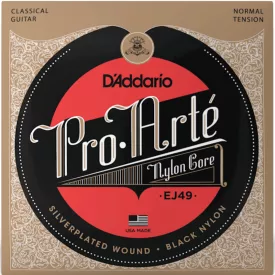   D'addario EJ49 Pro-Arté klasszikus gitárhúr készlet / black nylon