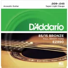 D'addario EZ890 - 85/15 bronze akusztikus gitárhúr készlet