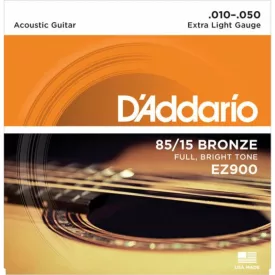   D'addario EZ900 - 85/15 bronze akusztikus gitárhúr készlet
