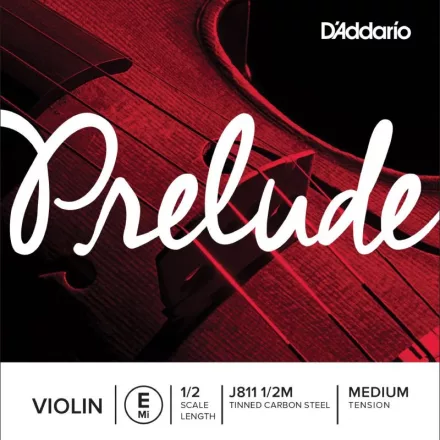 D'addario J811 Prelude hegedűhúr E, 1/2 medium