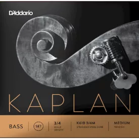 D'addario Kaplan nagybőgő húrkészlet, 3/4 medium
