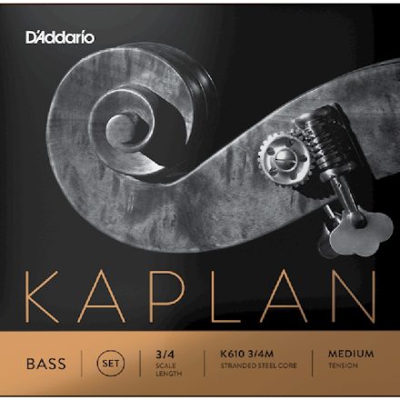 D'addario Kaplan nagybőgő húrkészlet, 3/4 medium