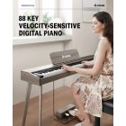 Donner DDP-60 GR digitális zongora, szürkésbarna