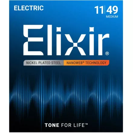 Elixir NANOWEB 12102 elektromos gitárhúr készlet