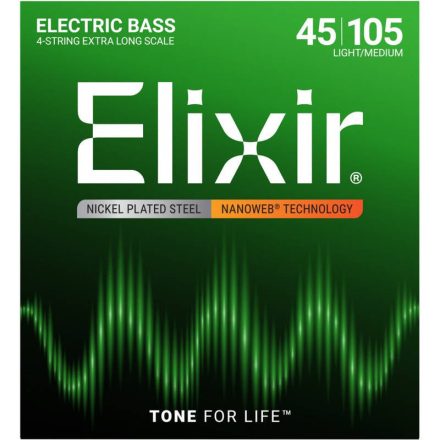 Elixir NanoWeb (14087) 45-105 basszusgitár húrkészlet