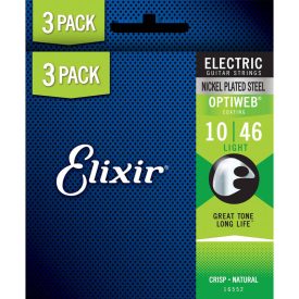   Elixir Optiweb (16552) 10–46 Light elektromos gitár húrkészlet (3 db-os csomag)