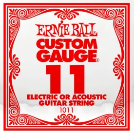 Ernie Ball 1011 Plain Steel darabhúr 011