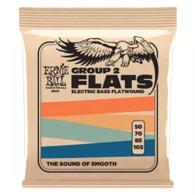   Ernie Ball 2804 Flatwound Group II 50-105 basszusgitár húr készlet