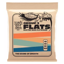   Ernie Ball 2806 Flatwound Group III 45-100 basszusgitár húr készlet