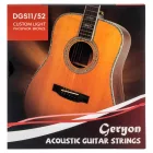 Geryon DGS 11/52 akusztikus gitárhúr készlet Custom light