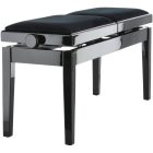 Gewa zongorapad dupla, fényes fekete