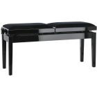 Gewa zongorapad dupla, fényes fekete