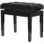 Gewa Deluxe zongorapad, fényes fekete, műbőr ülőke
