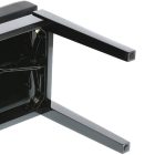 Gewa Deluxe zongorapad, fényes fekete, műbőr ülőke