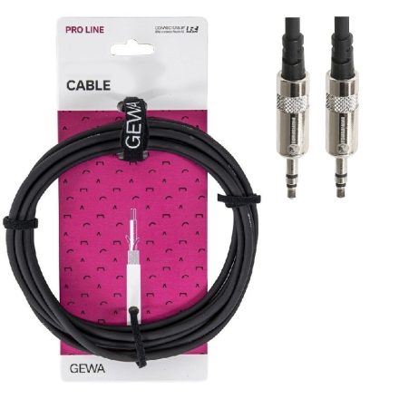GEWA VE10 Audio kábel 3,5 mm stereo jack 1.5 méter