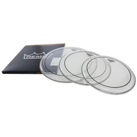 Remo PP-0912-PS Pinstripe Transparent dobbőr szett (12", 13", 16")