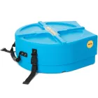 HARDCASE HNL14S-LB pergődob tok 14" - Light Blue / Fully Lined