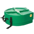 HARDCASE pergőtok 14" - Dark Green / Foam Pads