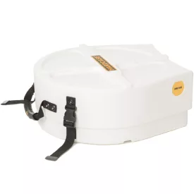 HARDCASE pergőtok 14" - White / Foam Pads