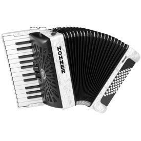 Hohner tangóharmonika, Bravo II 48, fehér