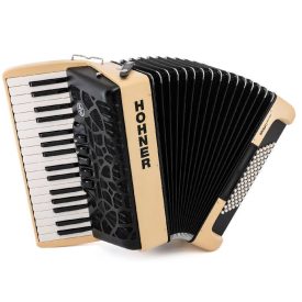 Hohner tangóharmonika BRAVO myColor III 72 Earth Beige Red