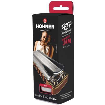 Hohner Marine Band Deluxe szájharmonika F