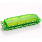 Hohner Happy Color szájharmonika, áttetsző zöld