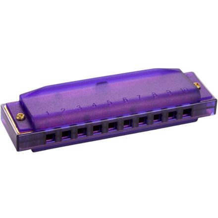 Hohner Happy Color szájharmonika, áttetsző lila
