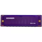 Hohner Happy Color szájharmonika, áttetsző lila