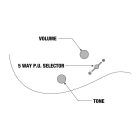 Ibanez RGA42FM-TGF elektromos gitár, Transparent Gray Flat