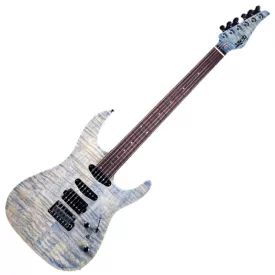 JET JS-45 ELITE HSS Indigo Grey elektromos gitár huzattal