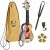 KEIKI K2-EM 'El Muerto' szoprán ukulele szett