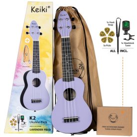 KEIKI K2-LAF szoprán ukulele szett