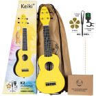 KEIKI K2-LGR szoprán ukulele szett