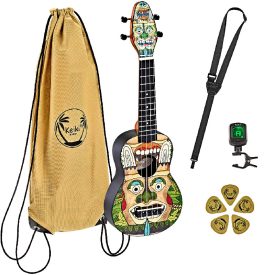 KEIKI K2-TM 'Totem' szoprán ukulele szett