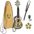 KEIKI K2-TM 'Totem' szoprán ukulele szett