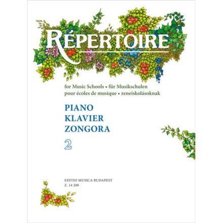 Repertoire zeneiskolásoknak - zongora II. (Sármai)