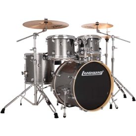   Ludwig Evolution 20" 5 részes dobszerelés állványzattal - Platinum