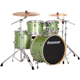   Ludwig Evolution 22" 5 részes dobszerelés állványzattal - Mint